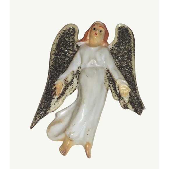 Vintage Plastic 14-Piece Nativity Scene Set With Angel & Animal Figurines - Picture 5 of 9